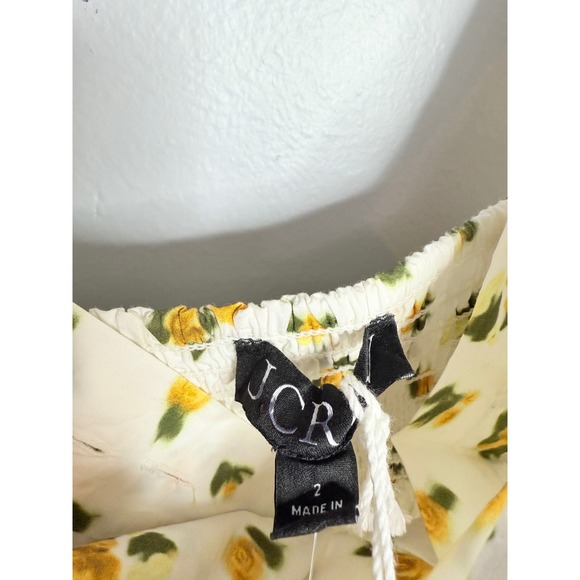 J.Crew Squareneck midi dress in budding rose print Size 2 - Picture 6 of 8